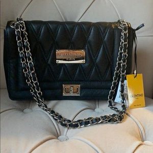 Authentic Mario Valentino Quilted Leather Purse